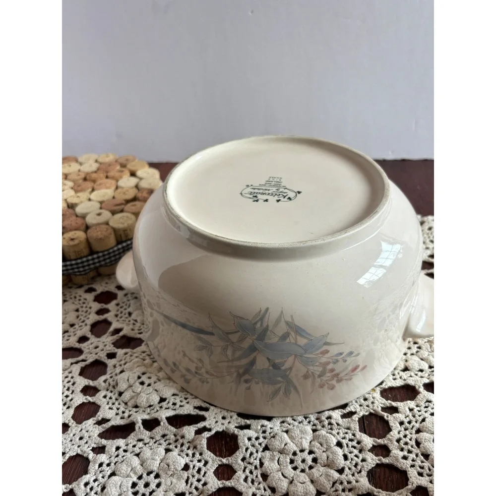 Noritake Keltcraft Kilkee Casserole Dish with Lid Ireland‎ Stoneware Floral 9109
